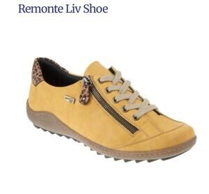 Remonte Liv Rieker Sneakers Shoes Leather Suede Sz Leopard Print 41 10.5 New